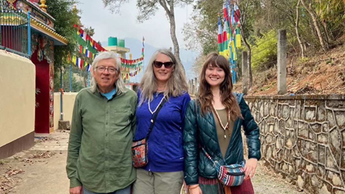 Parvati kirtan group at Padmasambhava's Cave